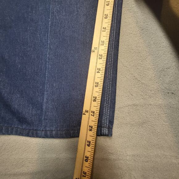 Vintage Sears Roebucks Jeans Mens 40x28 Blue Carpenter Hammer Loop Workwear USA - Picture 6 of 9